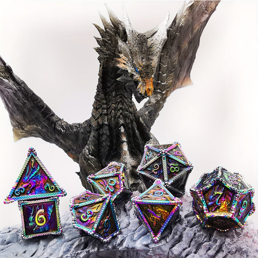 7-Piece Metal Dragon Dice Set