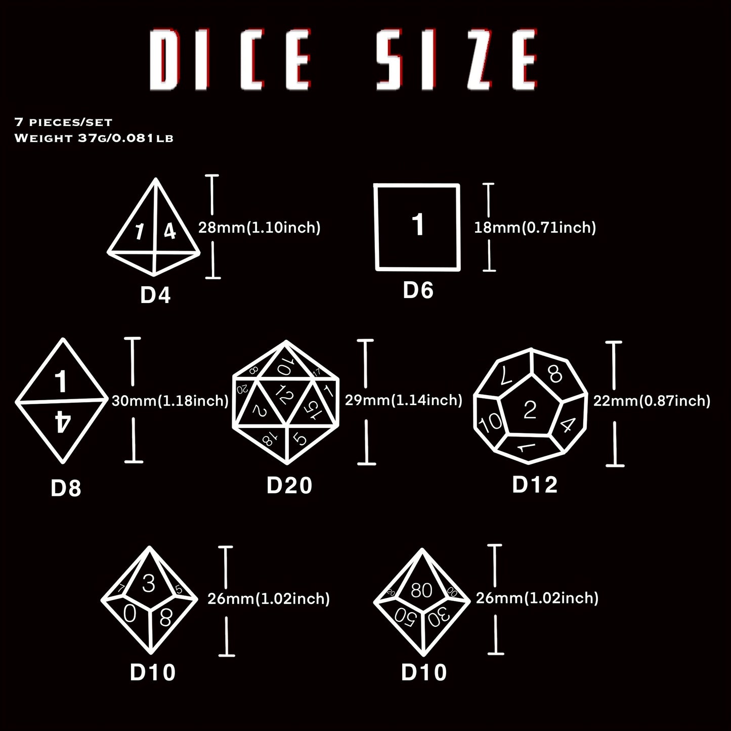 Blue Purple Liquid Core Dice Set