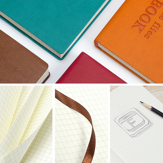 A5 Grid Notebook - 264 Pages