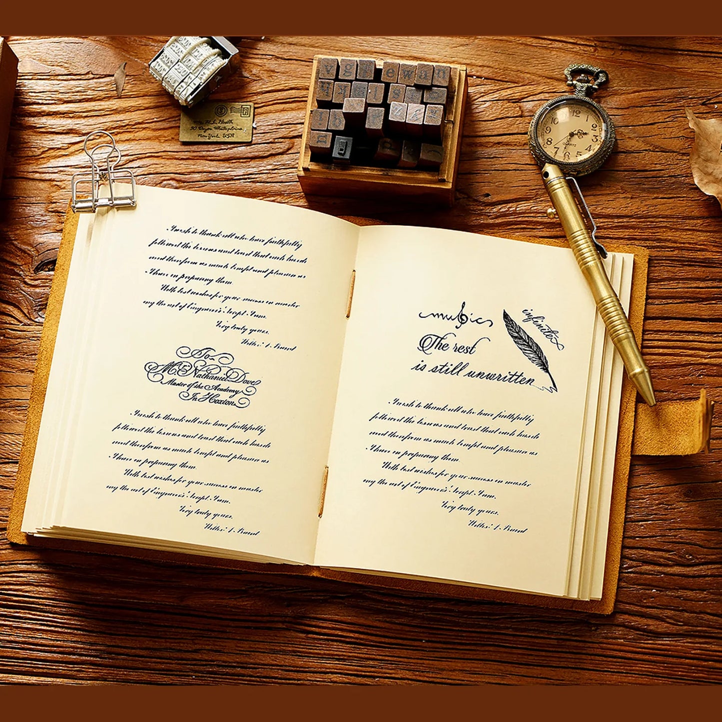 Vintage Handmade Notebook - 400 pages