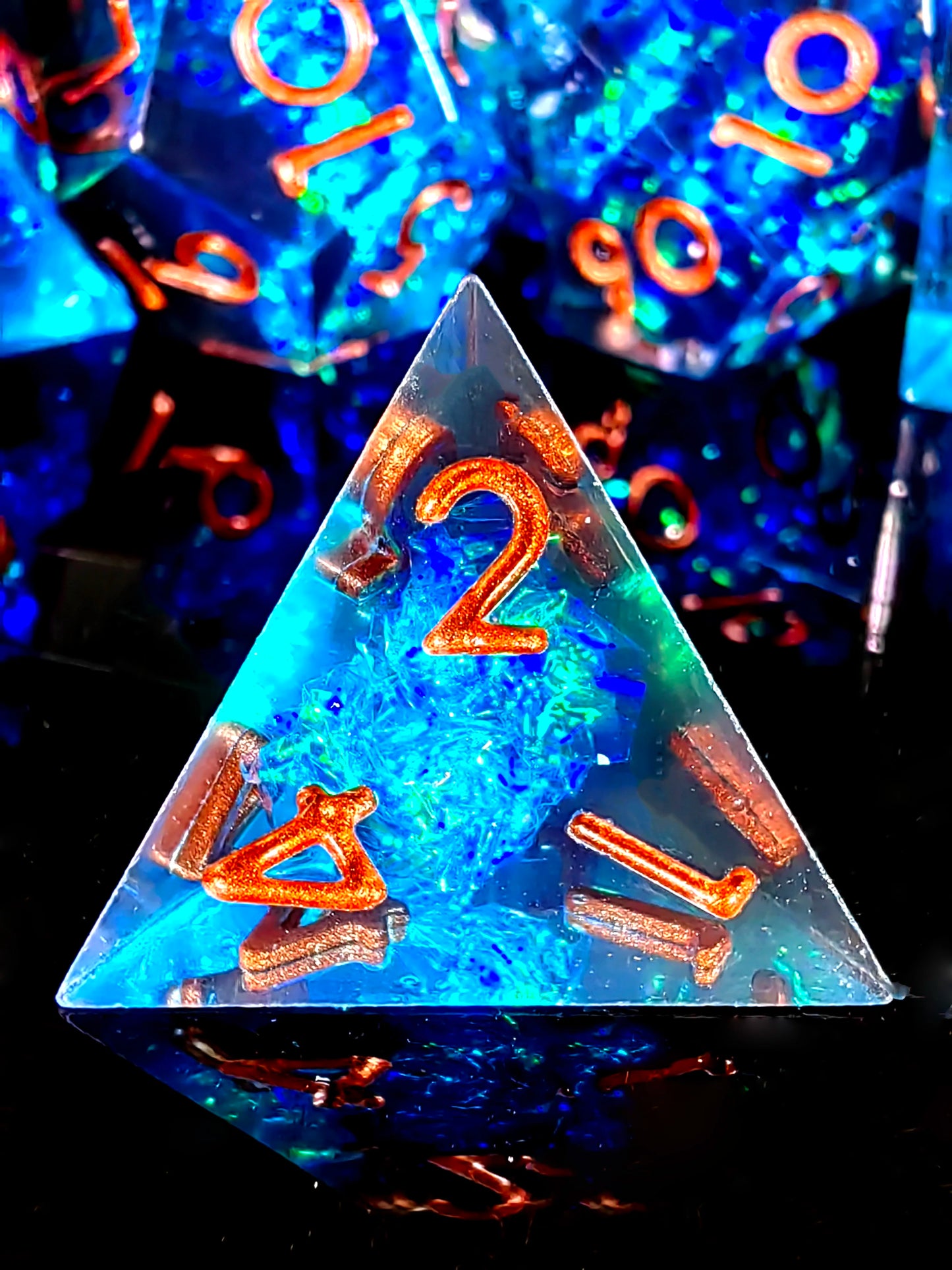 Galactic Magic - 7 Piece Sharp Edge Dice Set