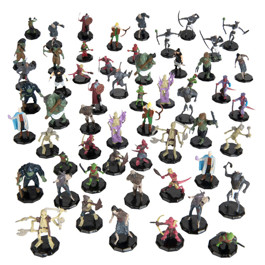 Monster Protectors 56 Fantasy Mini Figures - All Unique Designs