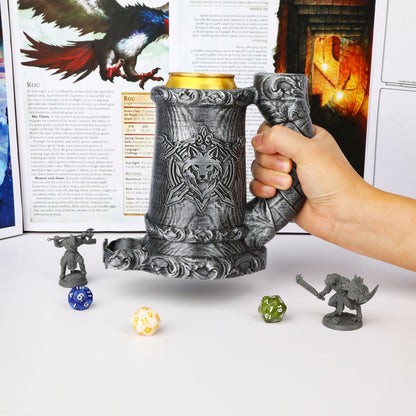 Wolf Crest Mug Dice Tower