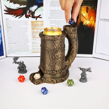 Wolf Crest Mug Dice Tower