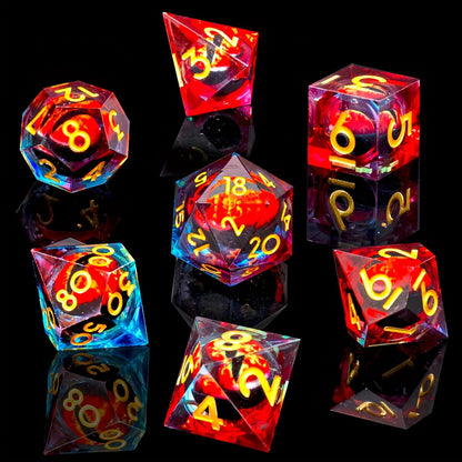 Dragon Eye Liquid Core Dice Set