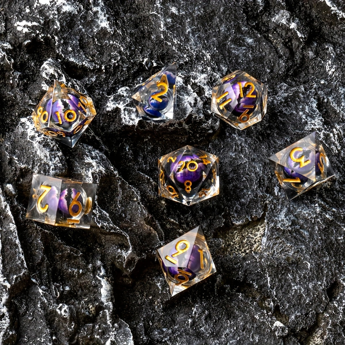 Dragon Eye Liquid Core Dice Set