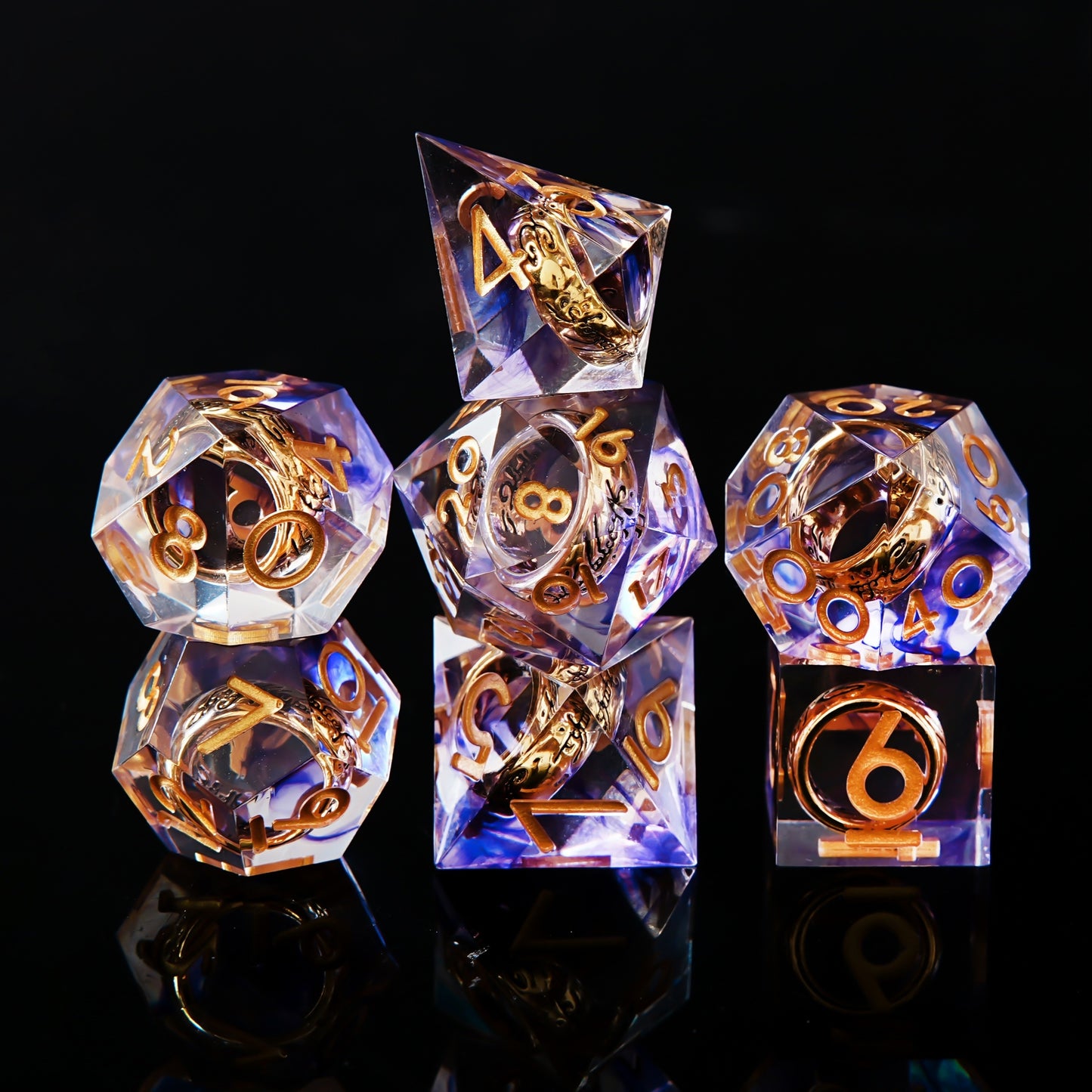 One Ring Dice Set - 7 Pieces