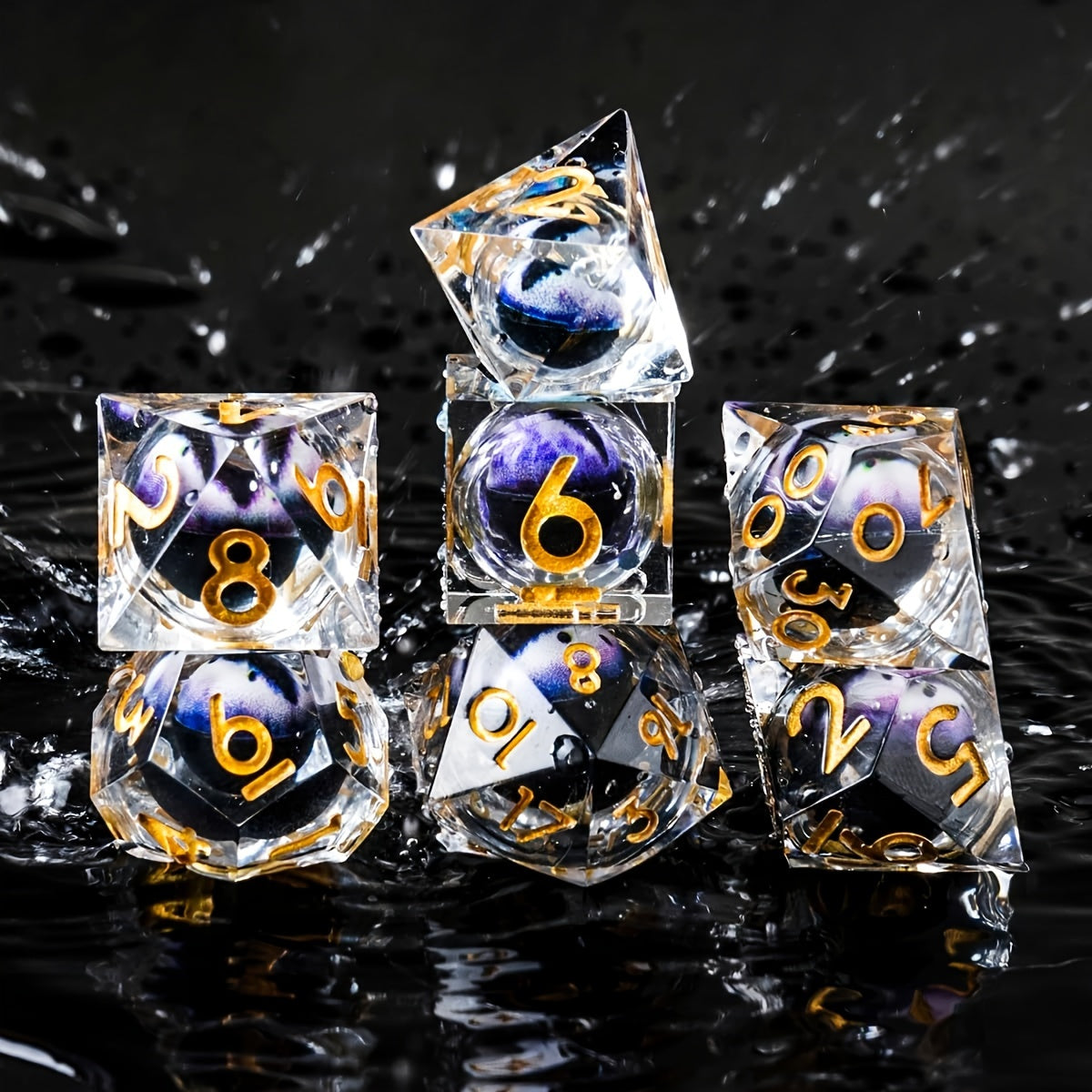 Dragon Eye Liquid Core Dice Set