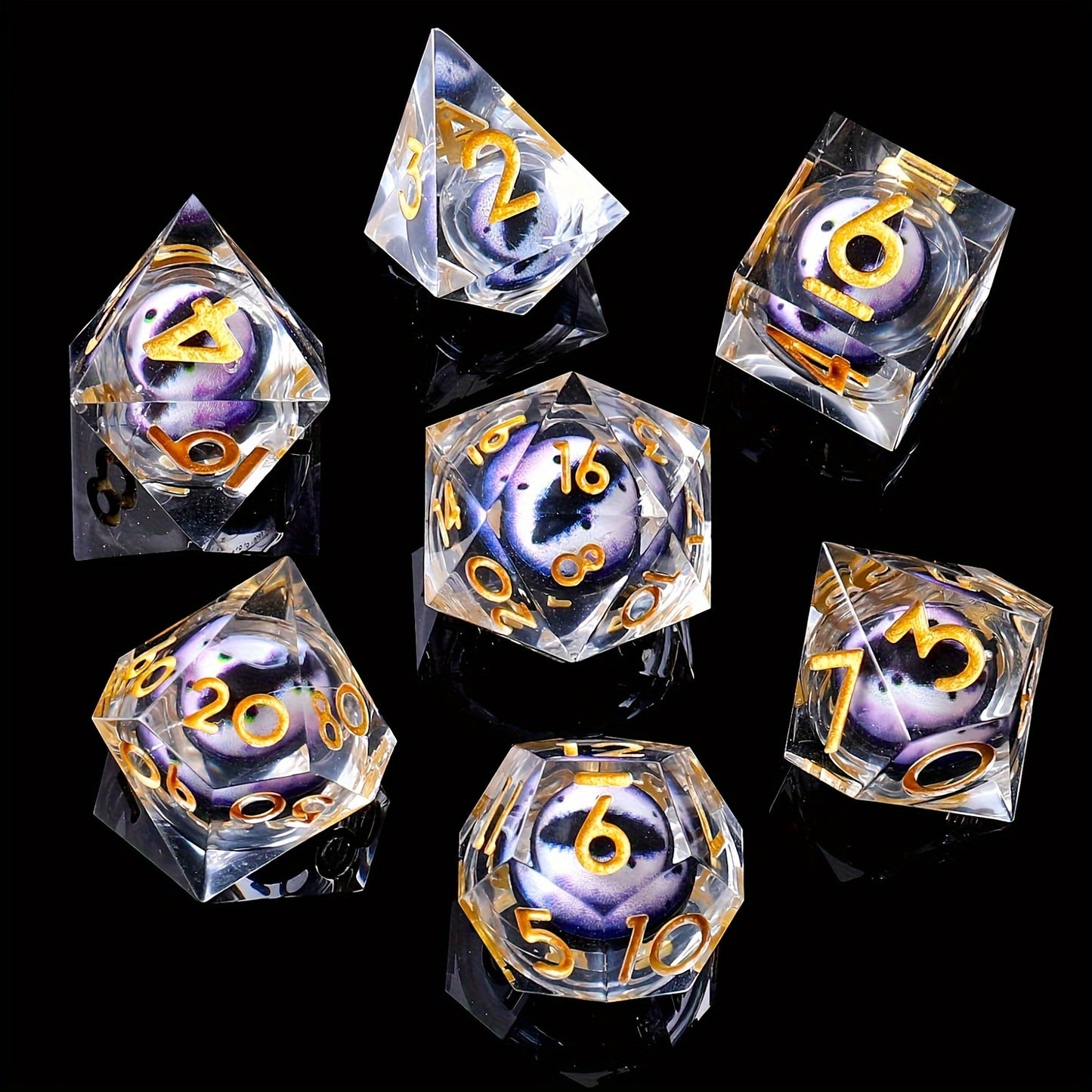 Dragon Eye Liquid Core Dice Set