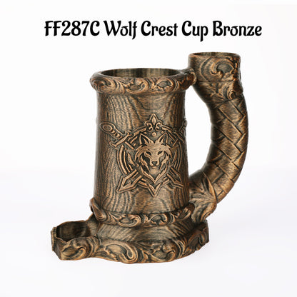Wolf Crest Mug Dice Tower