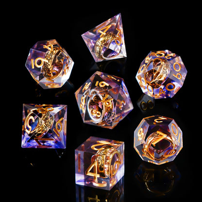 One Ring Dice Set - 7 Pieces