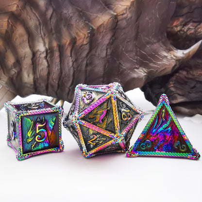 7-Piece Metal Dragon Dice Set