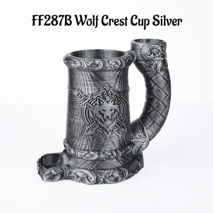 Wolf Crest Mug Dice Tower