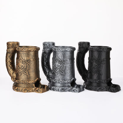 Wolf Crest Mug Dice Tower