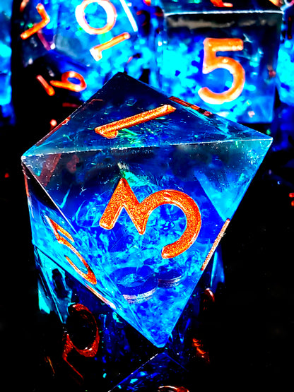 Galactic Magic - 7 Piece Sharp Edge Dice Set