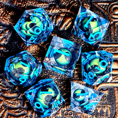 Pokeball 7 Piece Dice Set