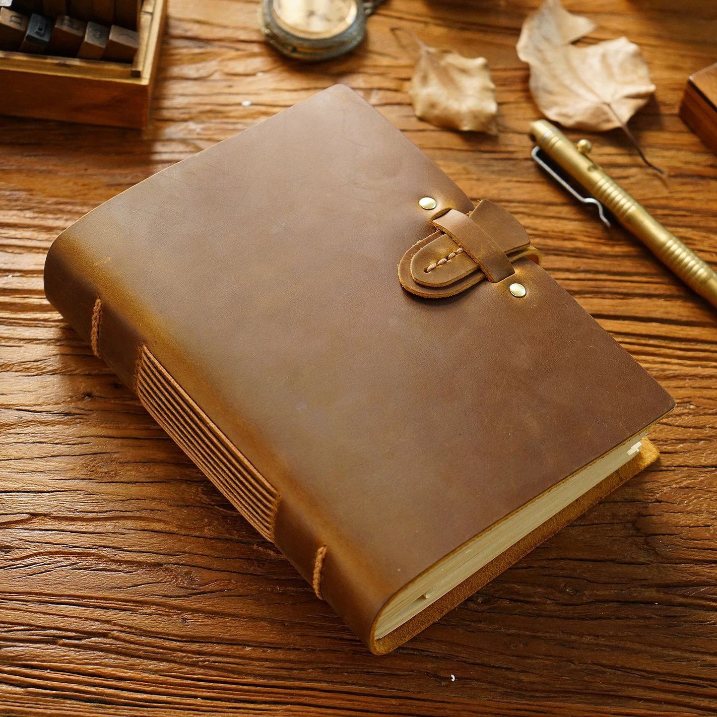 Vintage Handmade Notebook - 400 pages