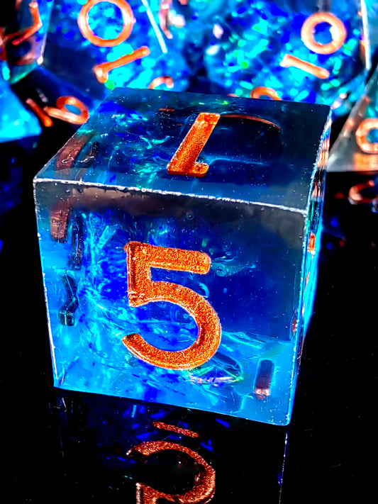 Galactic Magic - 7 Piece Sharp Edge Dice Set