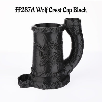 Wolf Crest Mug Dice Tower