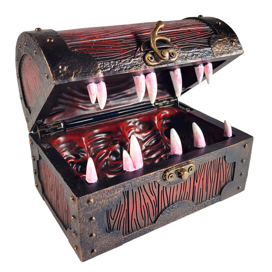Mimic Chest Dice Storage Box